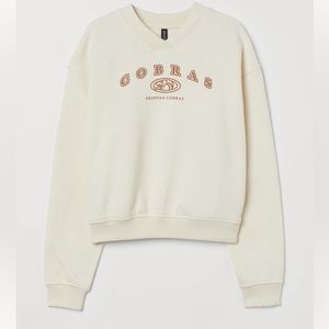 H&M Cream Sweatshirt